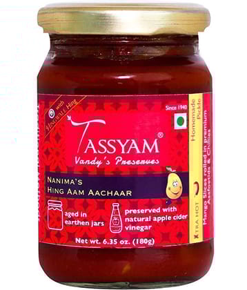 Tassyam Hing Mango Pickle 180 g