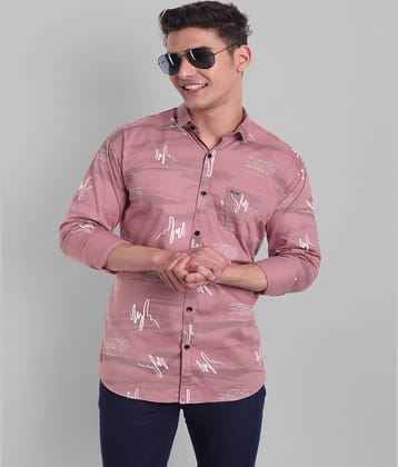 MAJESTIC MAN - Pink Cotton Slim Fit Men's Casual Shirt ( Pack of 1 )