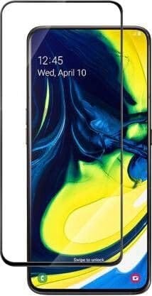 PLUGTECH Advanced Tempered Glass With Anti-Explosion 9H Hardness Edge-To-Edge Coverage Screen Guard for SAMSUNG A80