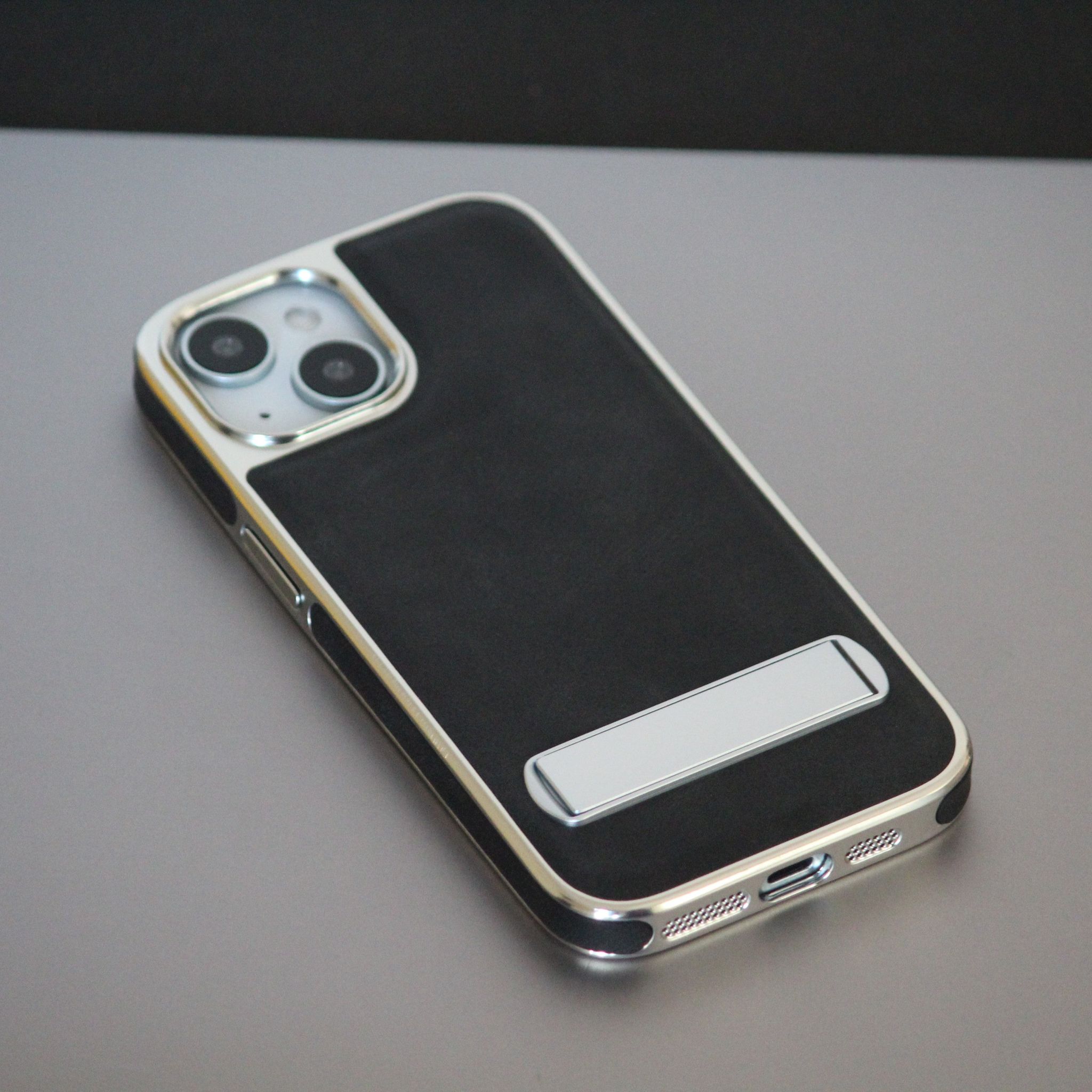 Alcantara Leather Luxury Cover-iPhone 15