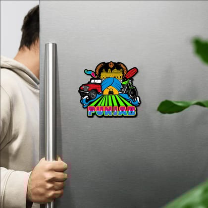 Punjab Fridge Magnet | Exploring India