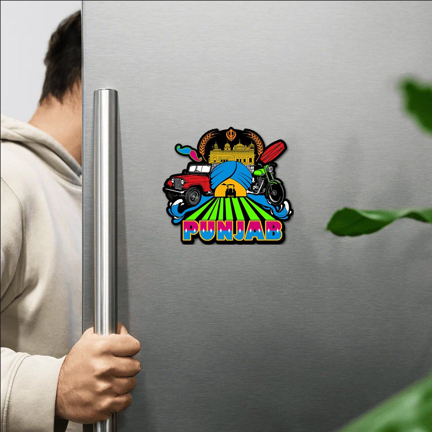 Punjab Fridge Magnet | Exploring India