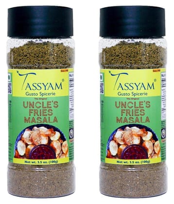Tassyam Uncle’s Fries Masala Powder 200 gm Pack of 2