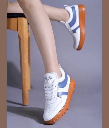 Shoetopia White Women's Sneakers