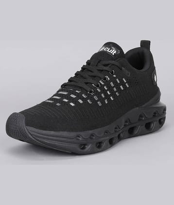 Cult Flexora Black Men's Sports Running Shoes