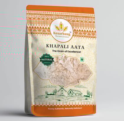 Kesarbaug Khapali Wheat Atta, 500 gm Kesarbaug Khapali Wheat Atta, 500 gm