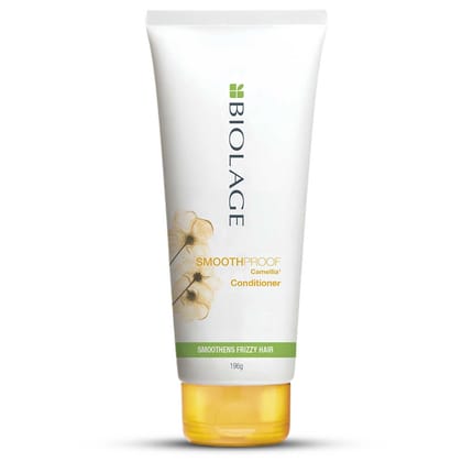 Biolage Smooth Proof Anti-Frizz Conditioner for Dry and Frizzy Hair with Camellia Oil and Glycerin for 72HR Frizz Control for Women and Men Vegan and Cruelty-Free Biolage Smooth Proof Anti-Frizz Conditioner for Dry and Frizzy Hair with Camellia Oil and G