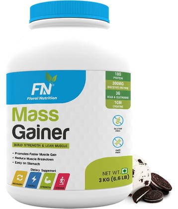 Floral Nutrition Cookies and Cream Mass Gainer ( Pack of 1 )