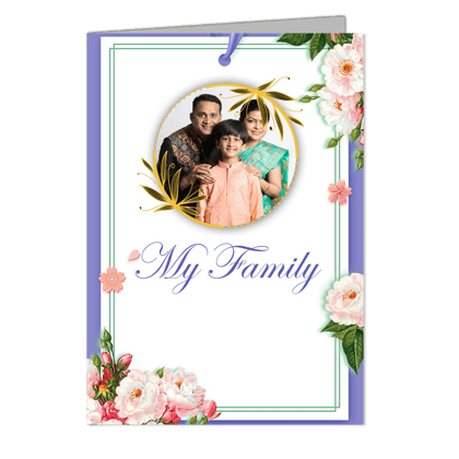 My Family - Customized Greeting Card - Add Your Own Photo