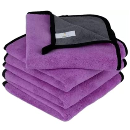 Purple Microfiber Towel Pack of 1 Pc