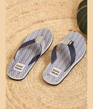 Cozy Wear Blue Men's Thong Flip Flop