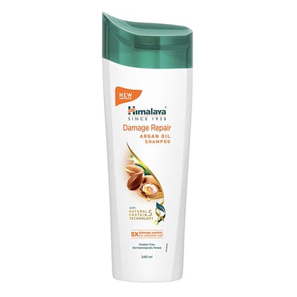 Himalaya Damage Repair Protein Shampoo - With Beach Almond, 340 Ml