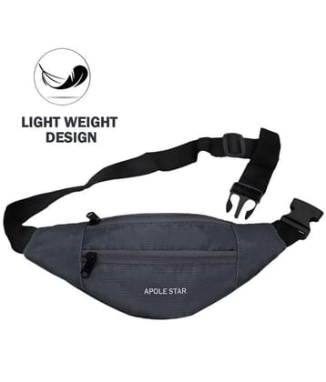 APOLESTAR WAISTBAG/CHESTBAG Polyester Grey Waist Pouch - Grey