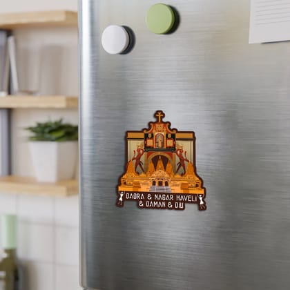 Dadra & Nagar Haveli & Daman & Diu Fridge Magnet | Exploring India