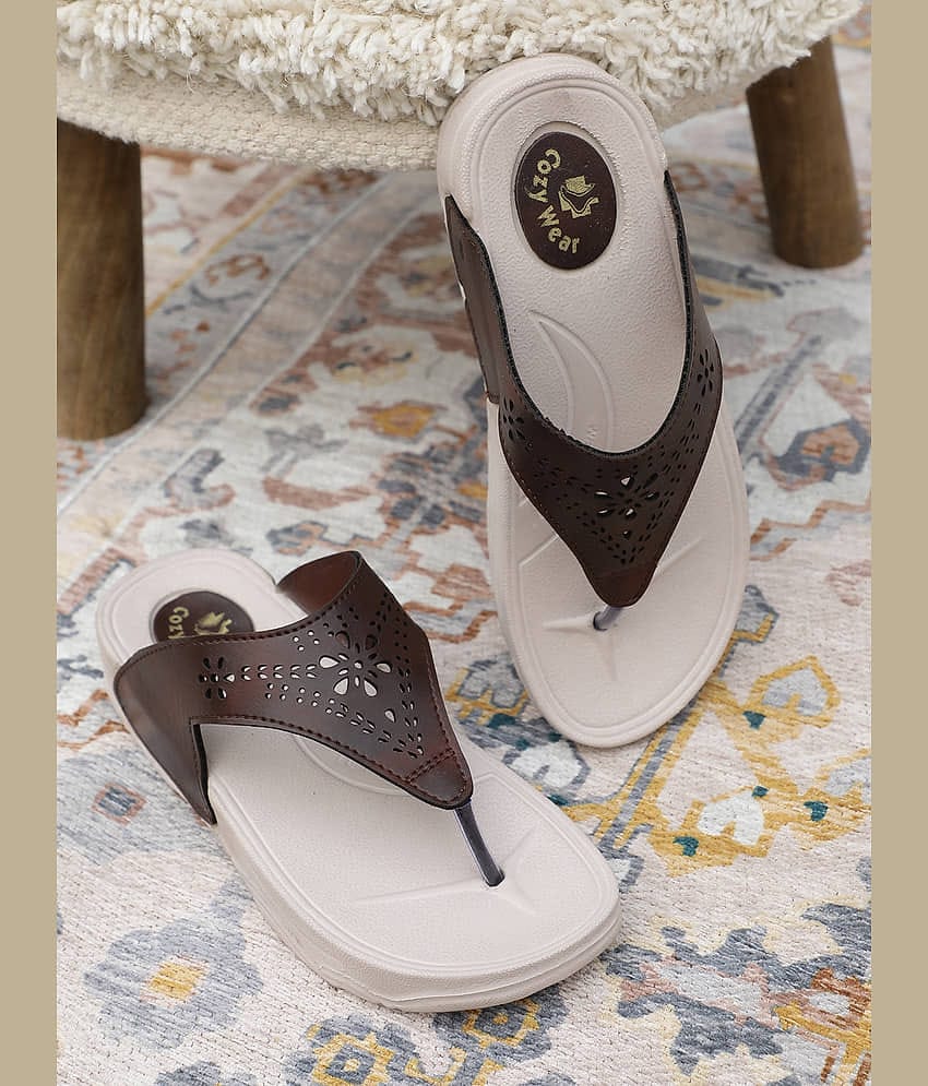 Cozy Wear Brown Women's Slipper