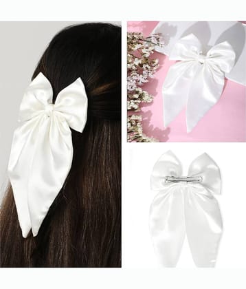 Rhosyn White Women's Hair Clip ( Pack of 1 )