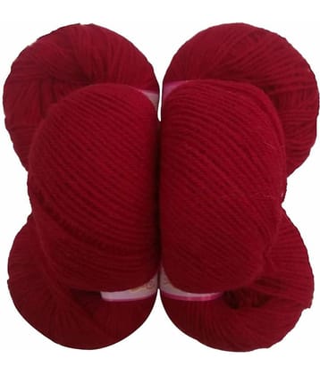 Red Baby Soft Acrylic Knitting Wool Red 150 Grams. Soft Wool Ball Hand Knitting Wool/Art Craft Fingering Crochet Yarn. Sweaters, mufflers, caps, Soft & Thin Wool