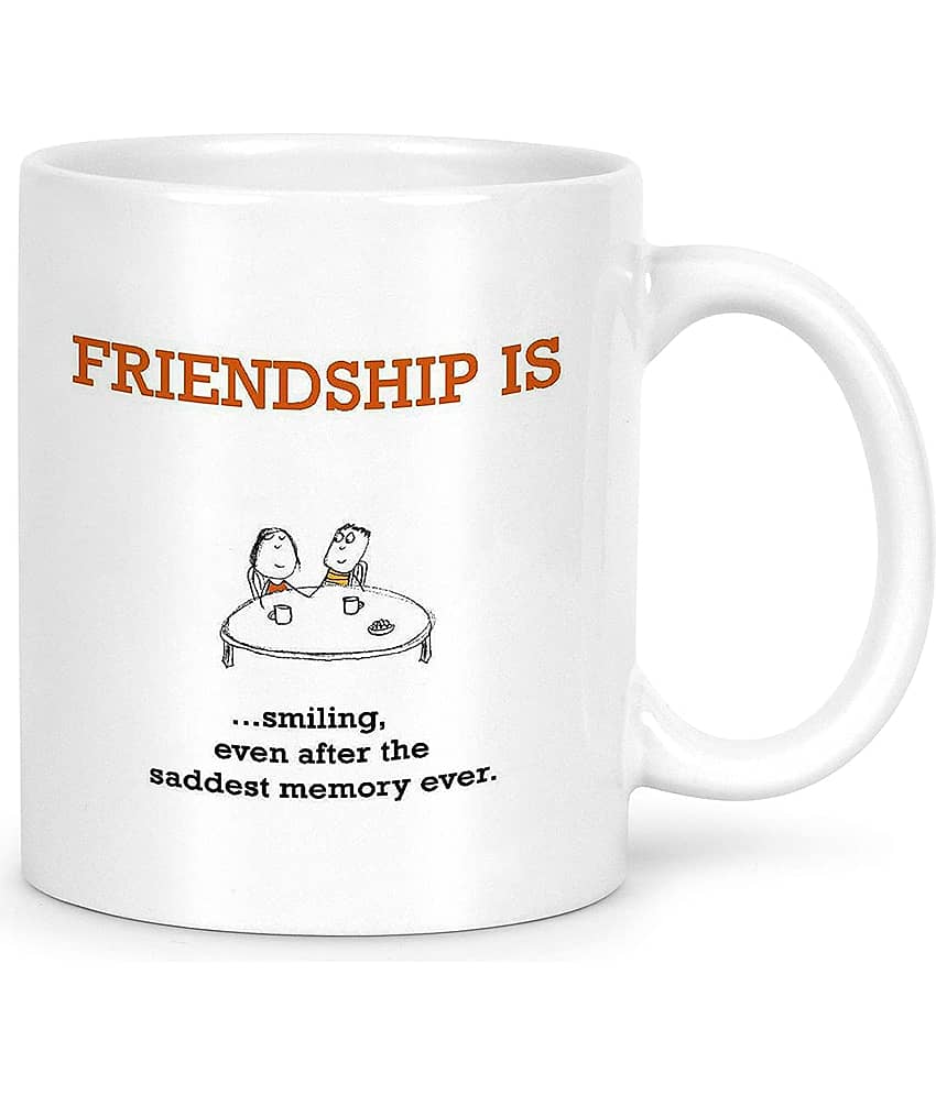 Idream Quote Printed Ceramic Coffee Mug 1 Pcs 330 mL