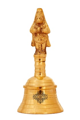 Brass Hanuman Ji Design Pooja Bell or Ghanti-XL