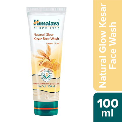 Himalaya Natural Glow Kesar Face Wash, 100 Ml