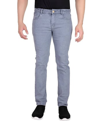 RAGZO - Grey Denim Slim Fit Men's Jeans ( Pack of 1 )