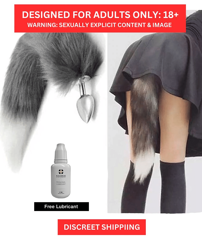 Tail Butt Plug BDSM Butt Plug Dildo Tail Plug Fox Tail Plug By Naughty Nights + Free Kaamraj Lubricant