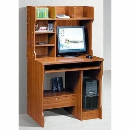 Wooden Computer Table, With Storage