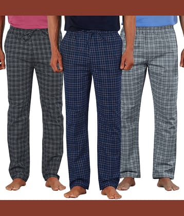 XYXX Pack of 3 Pyjama For Men's ( Multi )