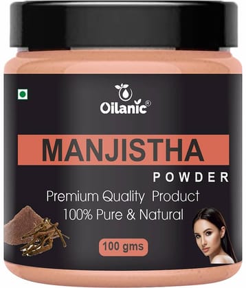 Oilanic Natural Manjistha Powder For Haircare Face Mask Masks 100 gm
