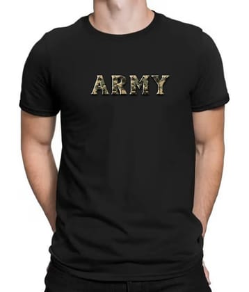 code yellow Men Polyester Regular Fit Printed T-Shirt ( Black )