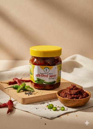 Green Chilli Pickle - 500 gm