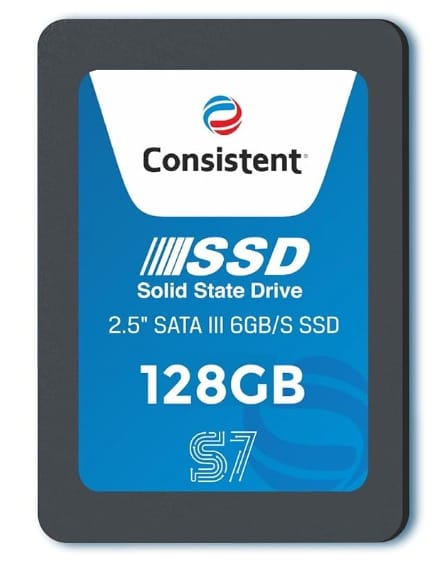 Consistent SSD 128GB 2.5 Inch SATA Internal SSD - Read: 550MB/s & Write: 500MB/s - Solid-State Drive 5 Year Warranty (128, GB)