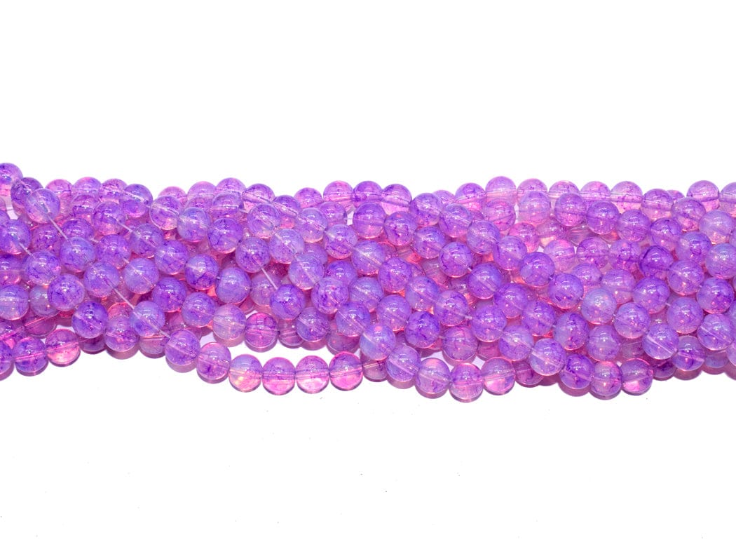 Spray Painted textured Round Glass Beads For Jewelry Making , 8 MM , (BWGB-334) Sold By Per String of Approx 100 Pcs-Per String of Approx 100 PCS (80 Gram) / Spray Painted / 8 MM