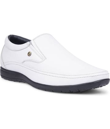 Liberty White Men's Slip On Formal Shoes