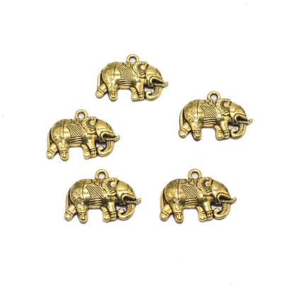 Gold Mini Metal Alloy Charms Gold Smooth Finish Use For Jewelry Makings , CHG-079-Per Packet of Approx 15 Pcs (50 Gram) / 21 MM