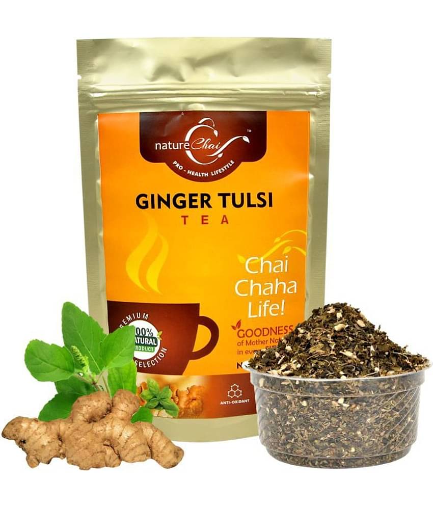 nature Chai Ginger Tulsi Tea Loose Leaf 100 gm