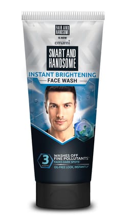 Smart And Handsome Face Wash, Instant Brightening, Instant Freshness, 150g Smart And Handsome Face Wash, Instant Brightening, Instant Freshness, 150g - Blue / 150 g (Pack of 1)
