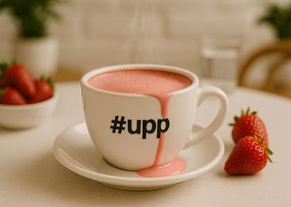 Strawberry Hot Chocolate..