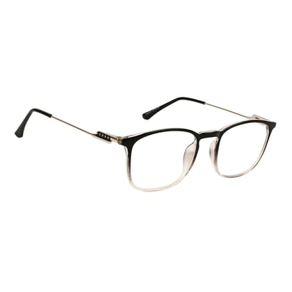 Zero Power Blue Cut Eyeglasses |TR Frame, Metal Side | Anti-Reflective, UV Protection, Lightweight | Unisex