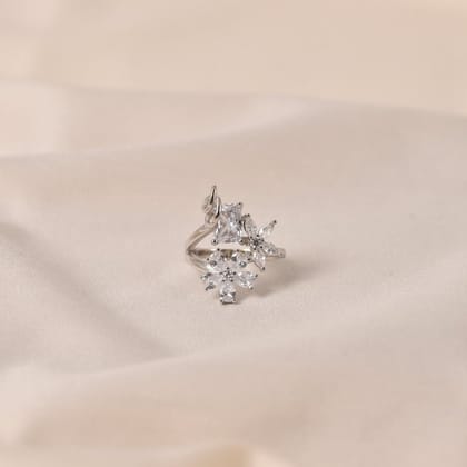 Silver Opal Oasis Ring-Size 10