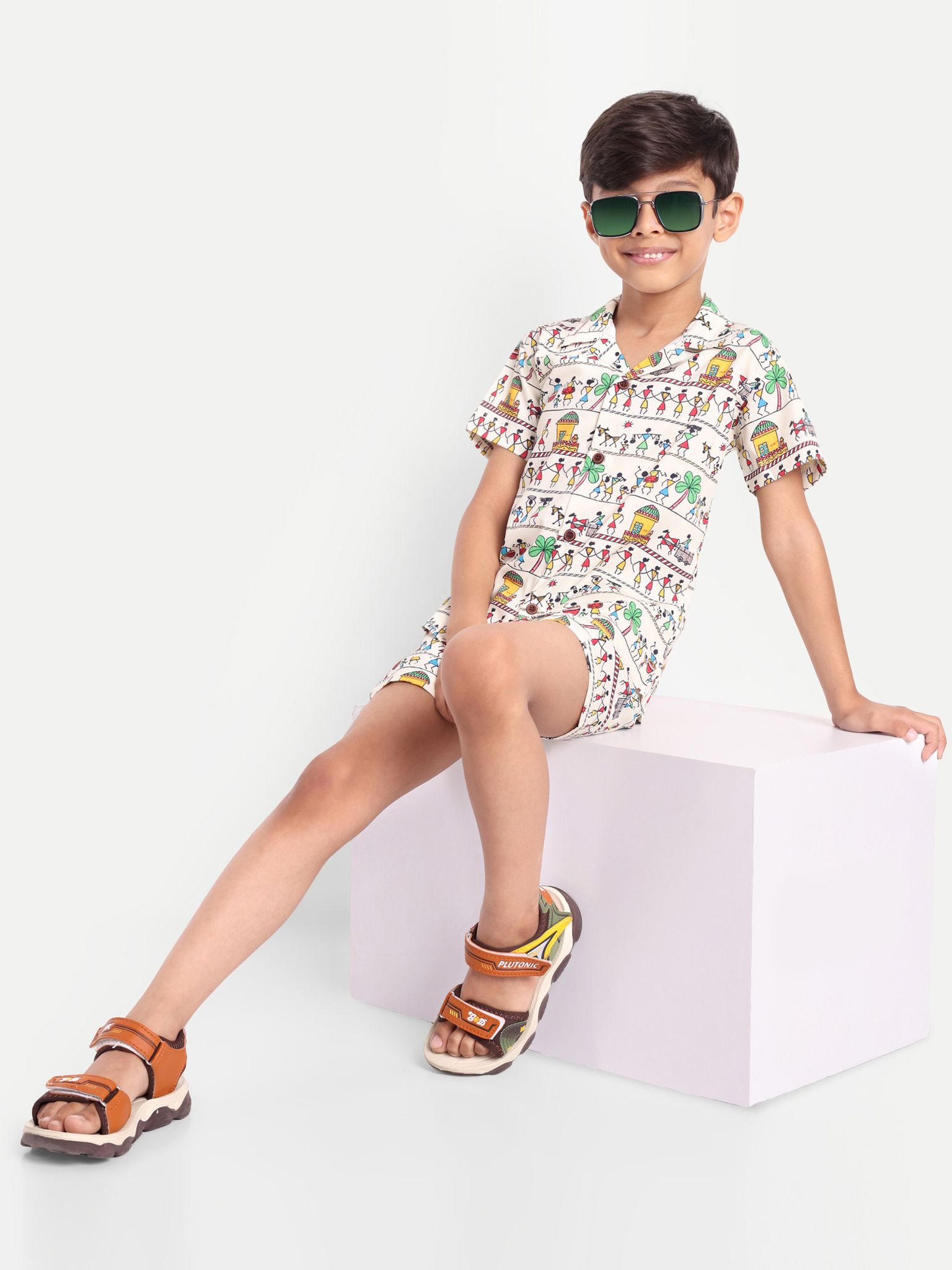 Kid's Co-Ord Set Multi colour