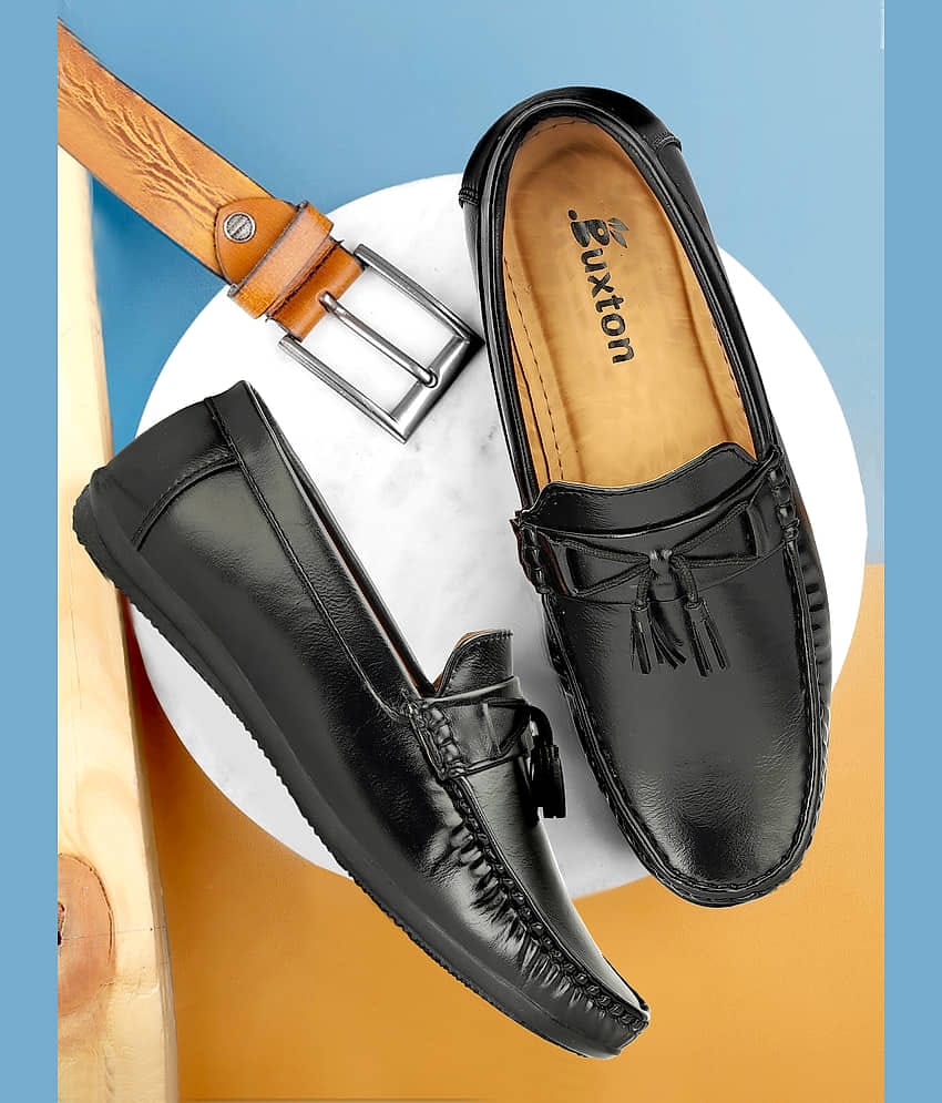 Buxton Black Men's Tassel