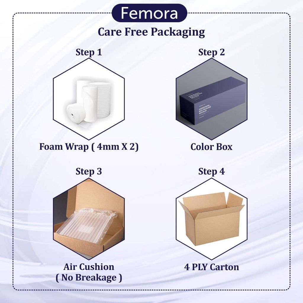 Femora Borosilicate Glass Oil Dispenser, 500Ml, Set of 2, Clear