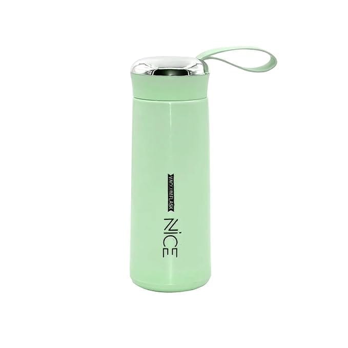 NICE Vacuum Flask, 17oz Stainless Steel Water Bottle with Leakproof Lid, Double Wall Travel Mug for Hot and Cold Drinks, Mint Green