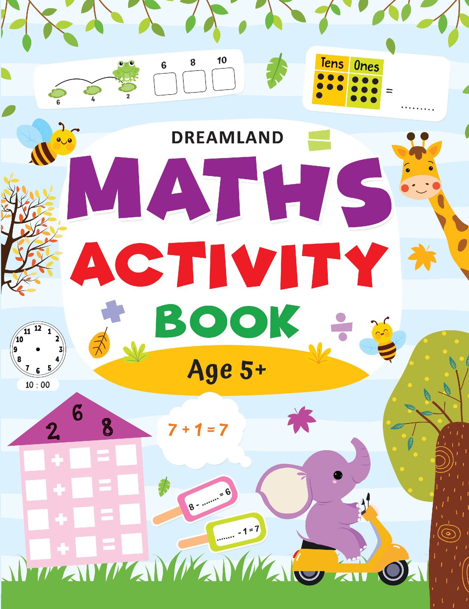 Maths Activity Book Age 5+ [Paperback] Dreamland Publications