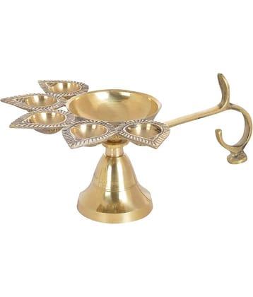 BHARDWAJ RETAILS Brass Floor Diya - Pack of 1