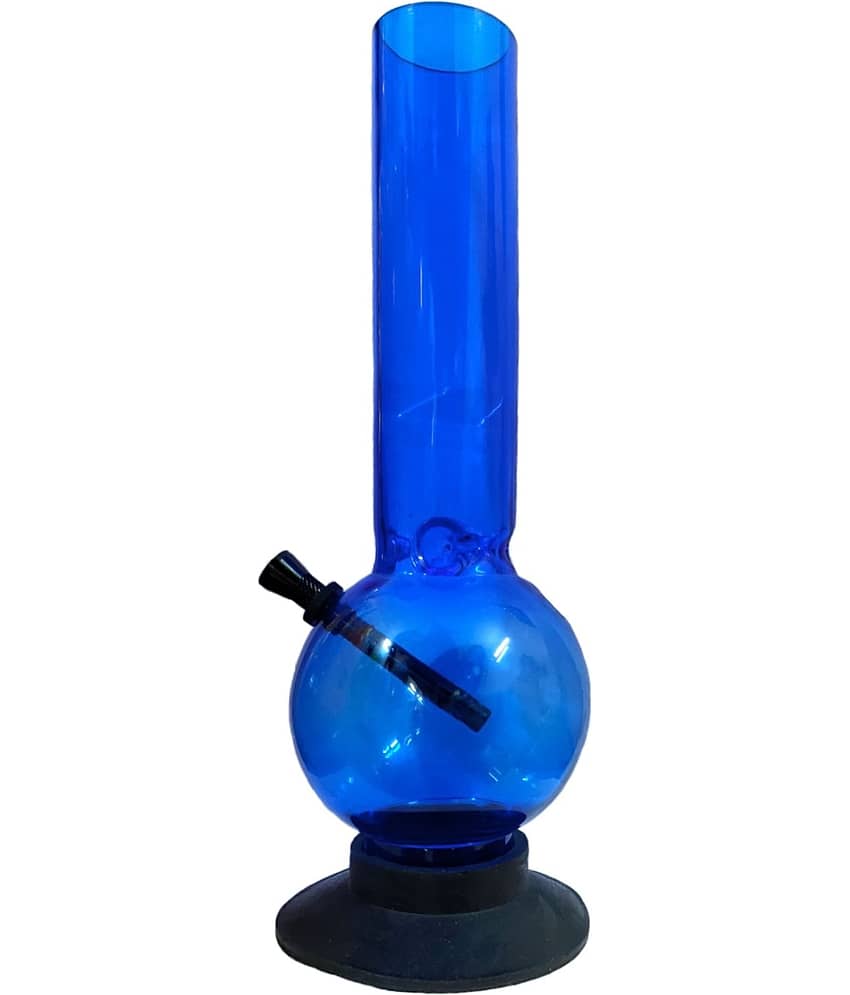 PUFF SMART Acrylic Bong 12 Inch (Waterpipe) Color - Blue