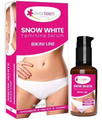everteen Snow White Feminine Serum for Bikini Line in Women - 1 Pack (30ml)