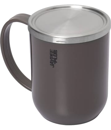 Jaypee Plus CupShup Mug Solid Steel Travel Mug 400 mL ( Pack of 1 )