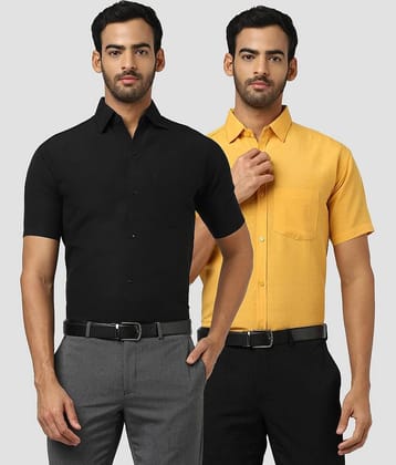 DESHBANDHU DBK - Multicolor Cotton Regular Fit Men's Casual Shirt ( Pack of 2 )